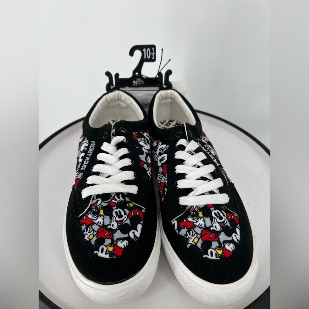 DISNEY MICKEY MOUSE GROUND UP‎ CANVAS LACE UP SNEAKERS